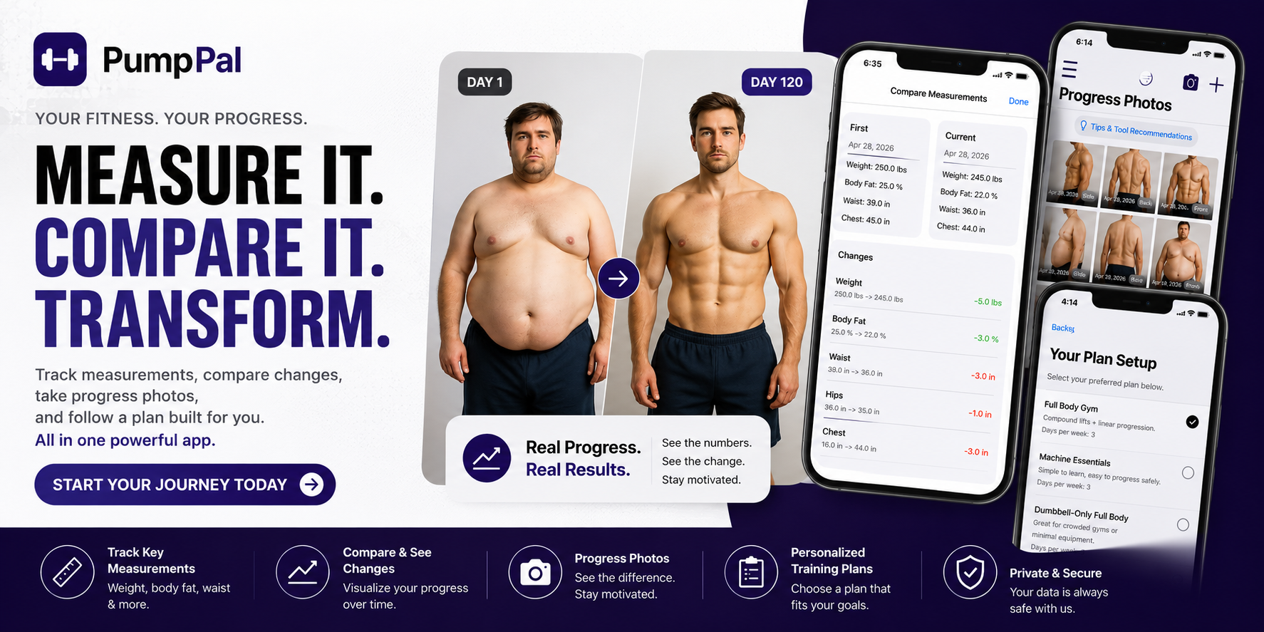 PumpPal: The Ultimate Fitness Progress Tracker With No Monthly Subscription