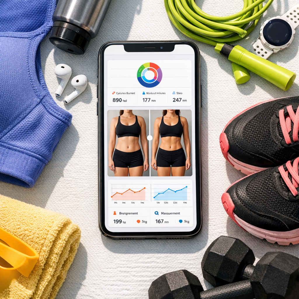 All-in-One Fitness App with Lifetime Access: Workout Tracking, Custom Plans, Photos & Measurements