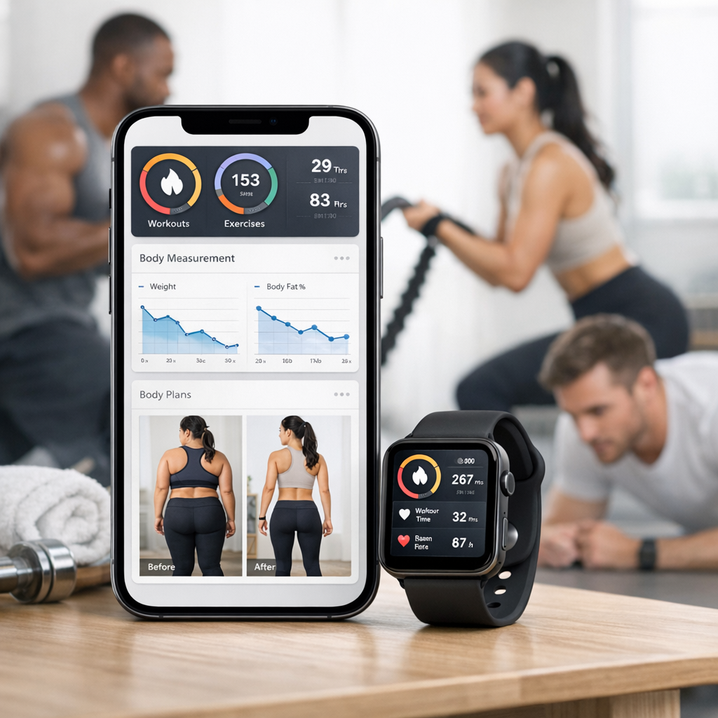 PumpPal: The Ultimate No-Subscription Workout App with Measurement Tracking and Progress Photos